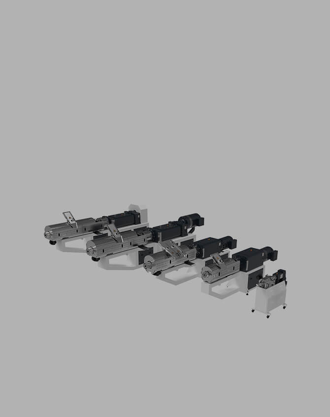 二軸押出機(同方向コニカル型)