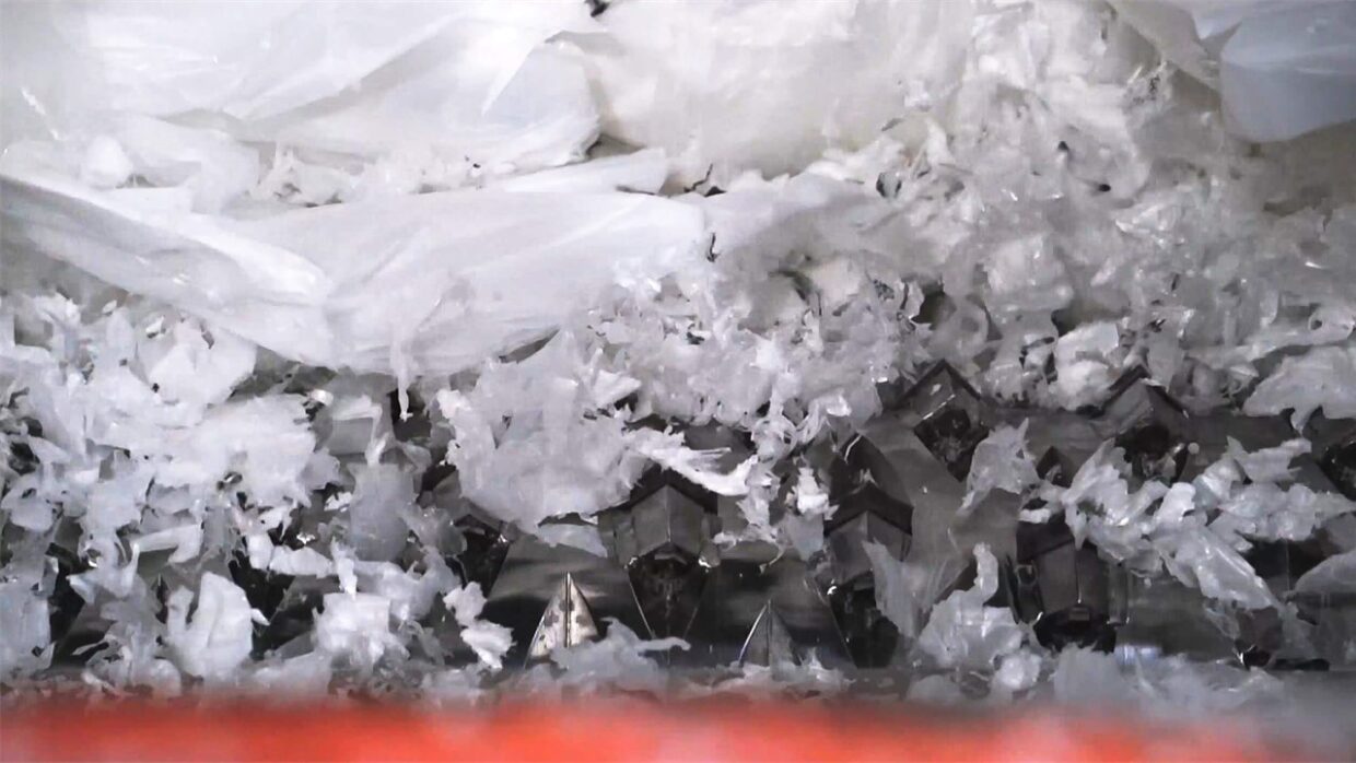 破砕機　処理過程