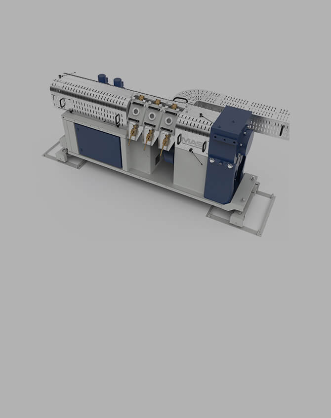 タンデム押出機3ベント口