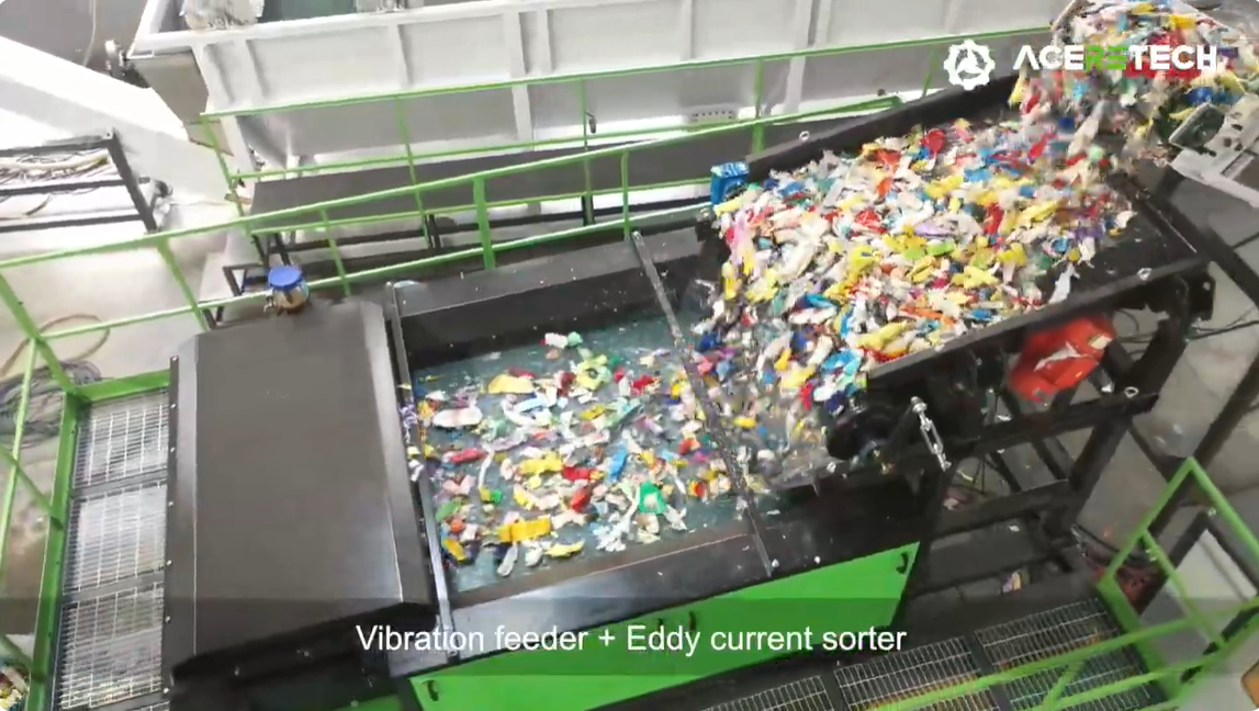 硬質プラスチックのリサイクルと洗浄ラインの紹介