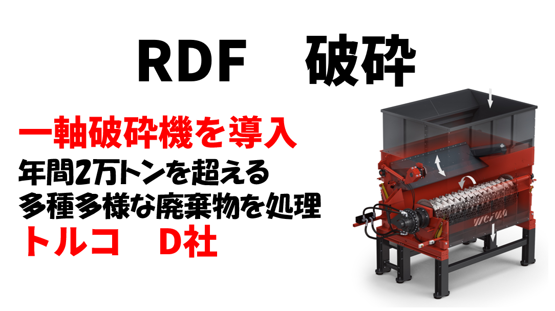 RDF 製造ライン｜産業廃棄物を燃料化するWEIMA一軸破砕機の導入事例