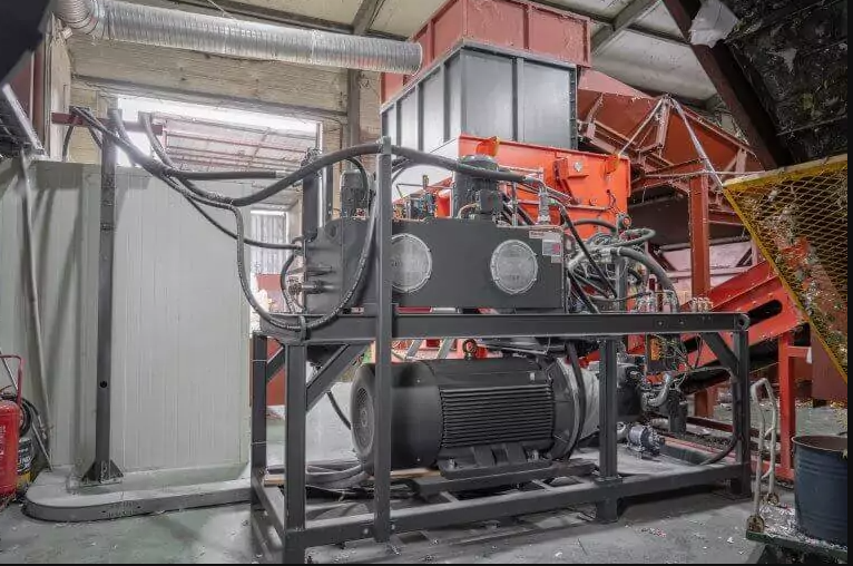 油圧シュレッダー駆動による効率向上