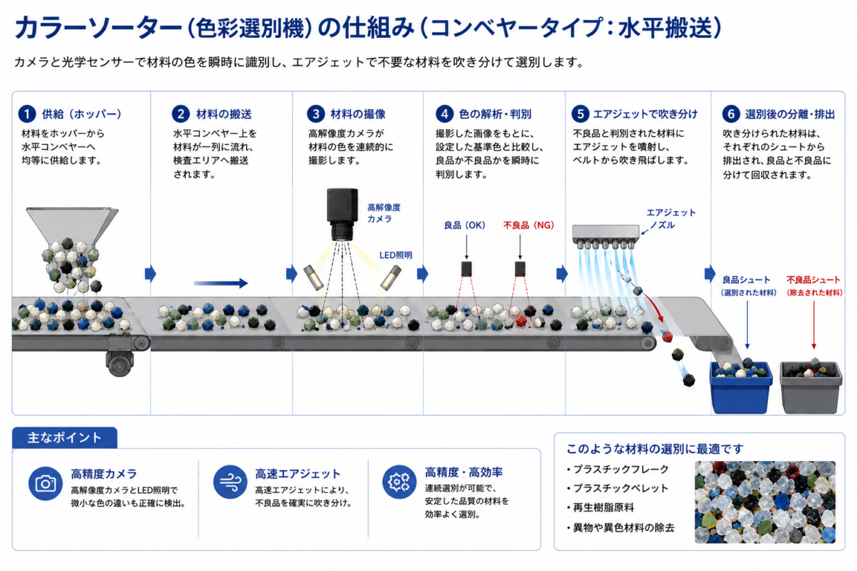 コンベヤータイプについて